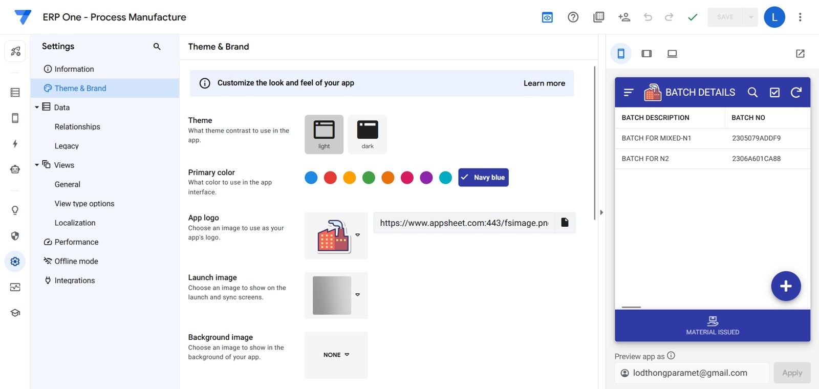  erp one appsheet for enterprise