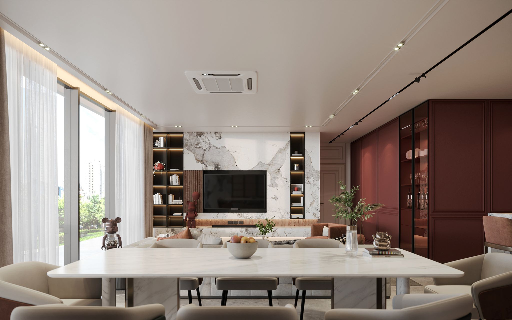 ผลงาน รับออกแบบตกแต่งภายใน และ ภายนอก ออกแบบ 3D Perspective