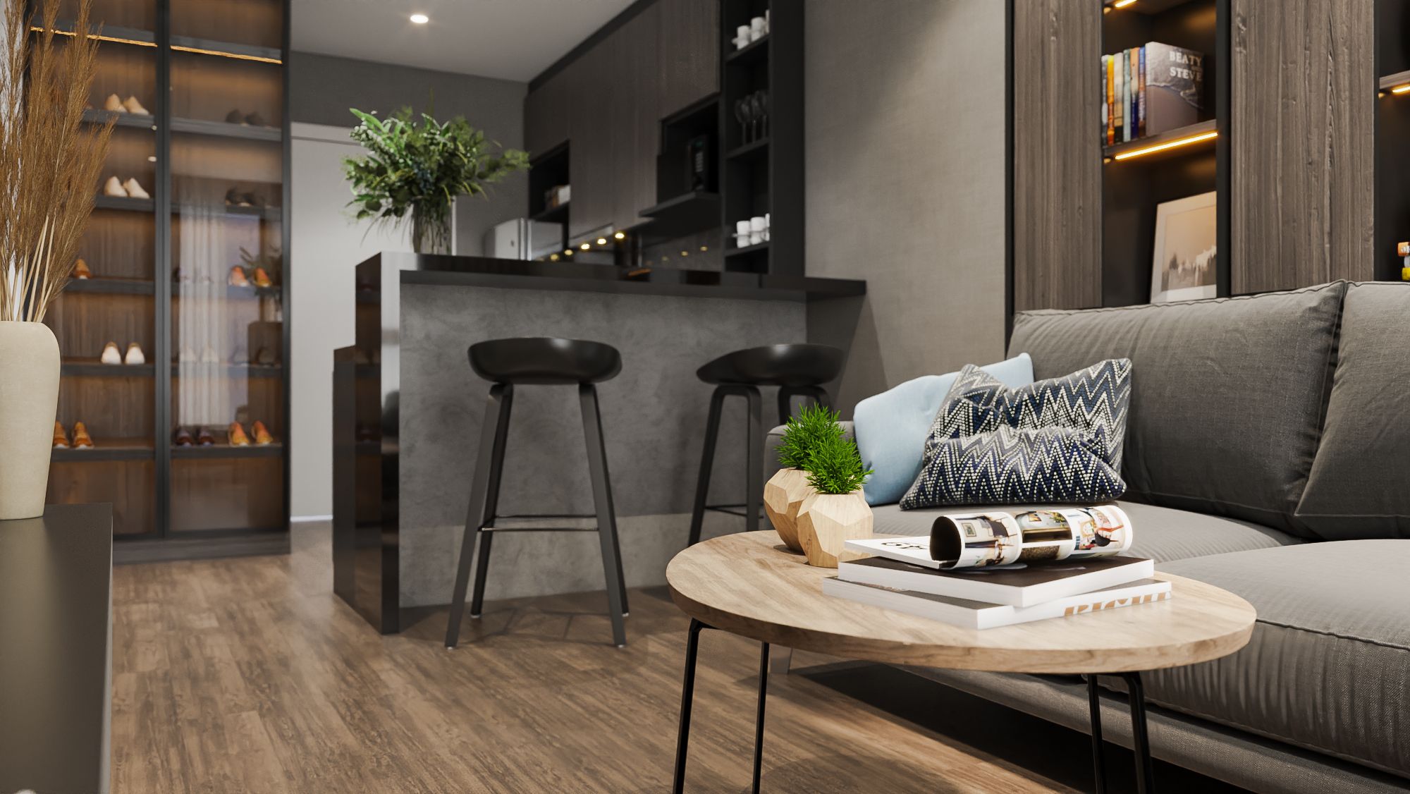 ผลงาน 3D Perspective Interior งานตกแต่งภายใน