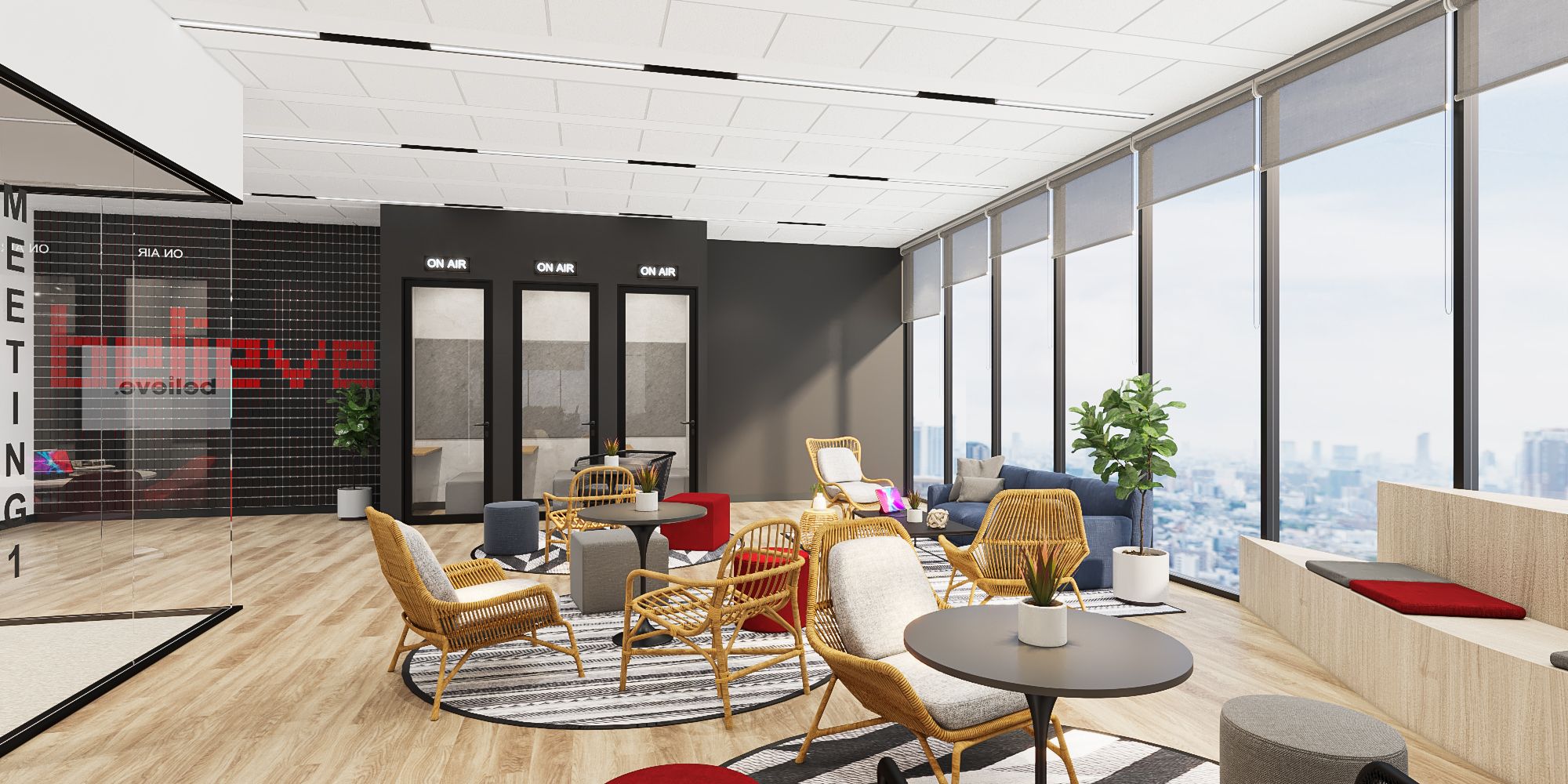 ผลงาน 3D Perspective Interior งานตกแต่งภายใน