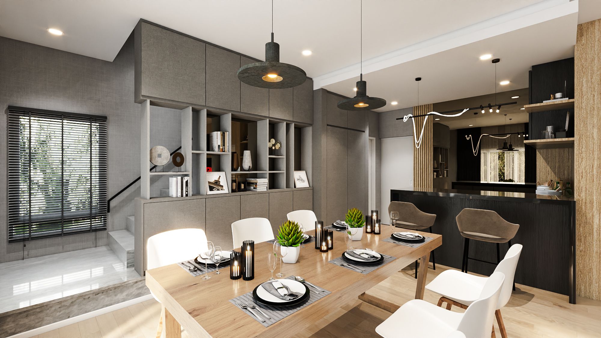 ผลงาน 3D Perspective Interior งานตกแต่งภายใน