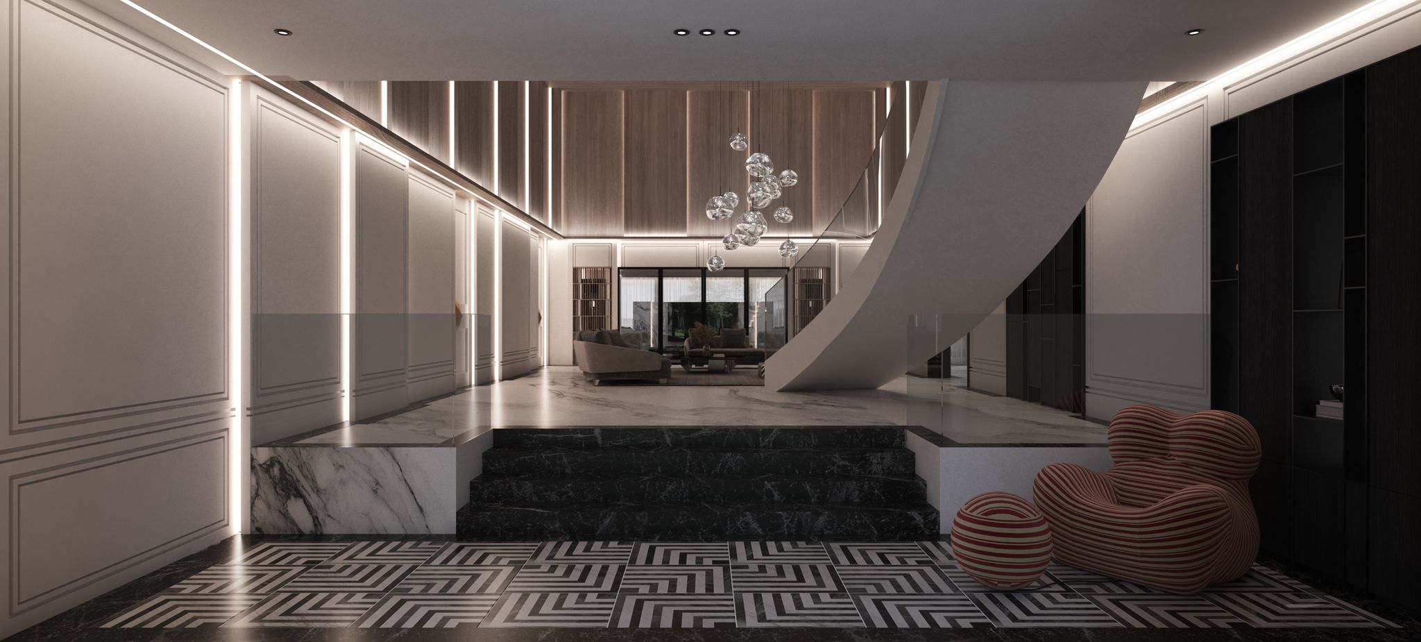 ผลงาน รับทำภาพ Perspective Interior Design